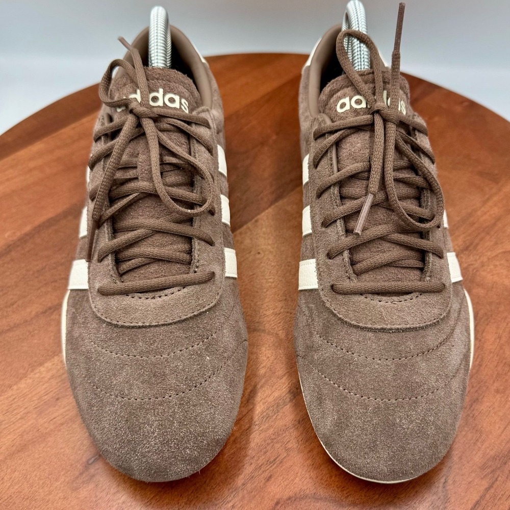 Adidas Grand Court Lo Sneakers Women 9 Brown Earth Strata Off White JQ7226 Retro - Picture 2 of 12